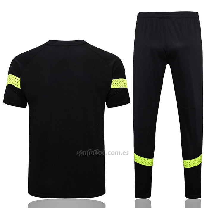 Chandal del Manchester City Manga Corta 2022-2023 Negro